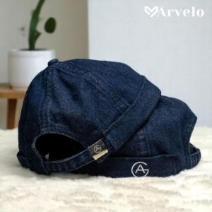 Brimless Cap (Blue Color) – Denim Fabrics | Washable