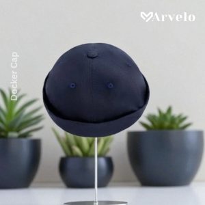Docker cap – (Navy Blue)| Premium Canvas Fabric | Adjustable Fit